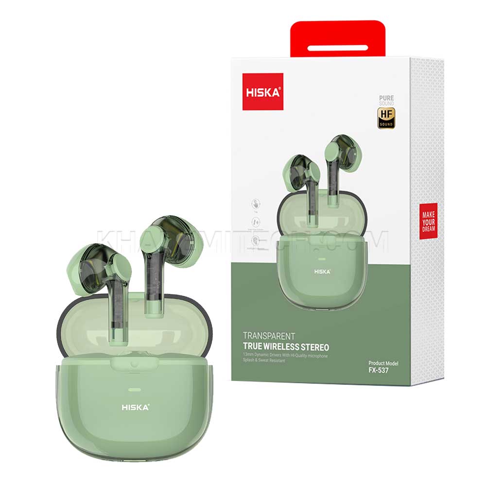 ایرپاد هیسکا مدل HISKA FX-537 کرمی ، سبز ، آبی - Image 2